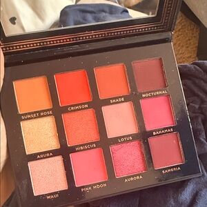 Ace Beaute Eyeshadow Palette - Sunset Rose, Crimson, Hibiscus